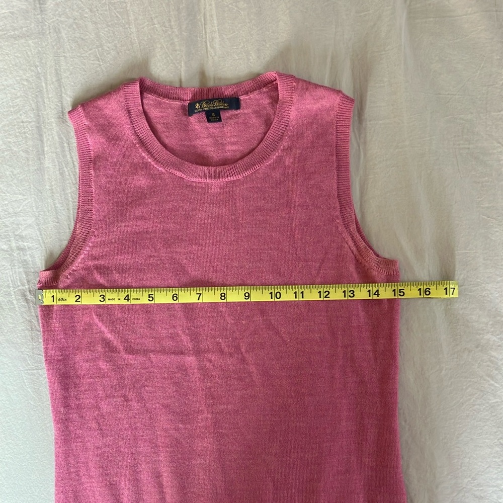Brooks Brothers Italian wool sleeveless shell